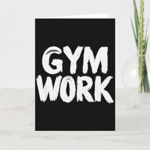Fitnessstudio Körperaufbau Fitness Workout  Karte