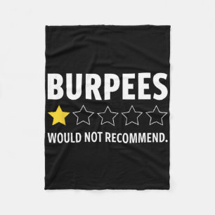 Fitnessstudio Lustige Fitness Burpees Bodybuilding Fleecedecke