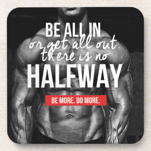 Fitnessworkout-Turnhallen-Motivation Untersetzer