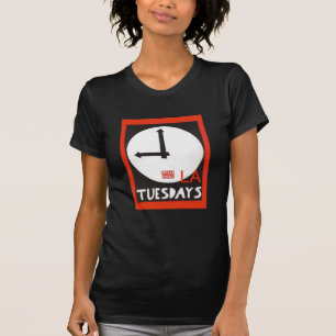 Fitted Damen LA-Dienstags-T-Shirt T-Shirt