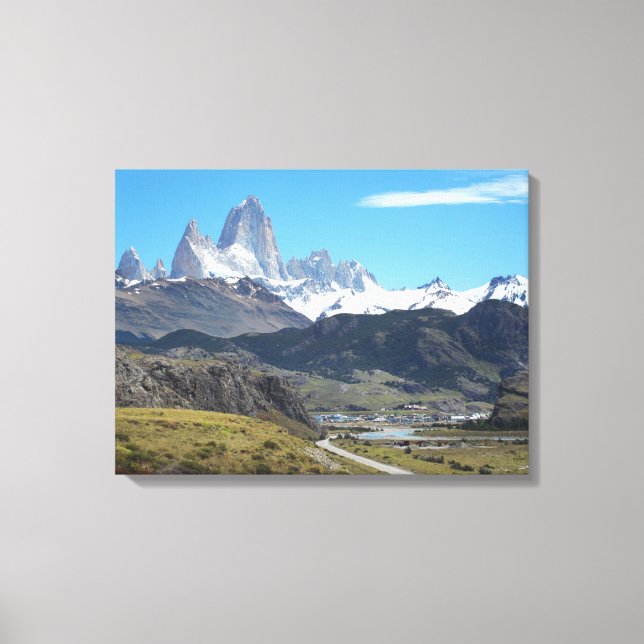 Fitz Roy / El Chalten Leinwanddruck (Vorderseite)