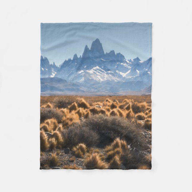 Fitz Roy, Patagonia, Argentinien Fleecedecke (Vorderseite)