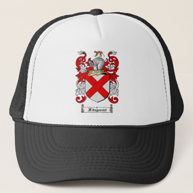 FITZGERALD FAMILIENWAPPEN - FITZGERALD WAPPEN TRUCKERKAPPE (Vorderseite)