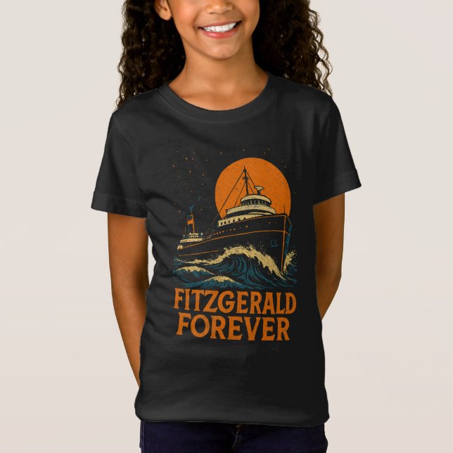 Fitzgerald Forever – Retro-Sturmreise-Tribut T-Shirt (Vorderseite)