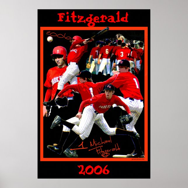Fitzgerald Freshman Baseball Poster (Vorne)