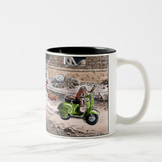 fitzgerald zweifarbige tasse