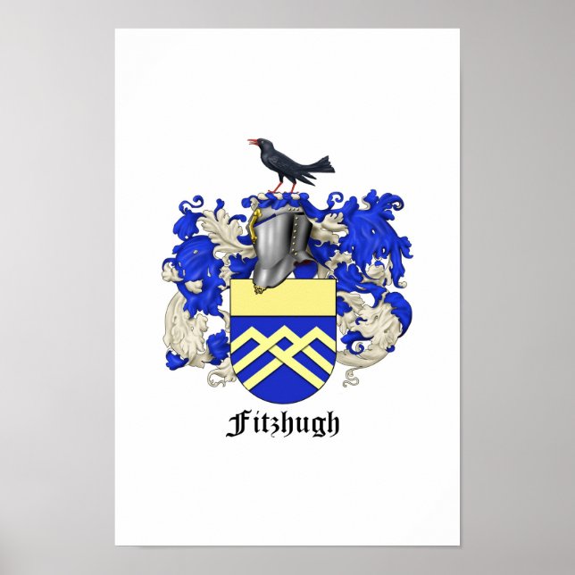Fitzhugh Family Heraldry Poster 1 (Vorne)