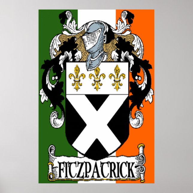 Fitzpatrick Coat of Arms Print Poster (Vorne)