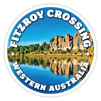 Fitzroy Crossing, Western Australia Round Sticker