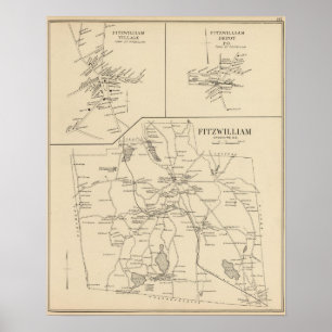 Fitzwilliam, Cheshire Co Poster