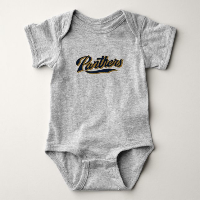 FIU Panther Script Baby Strampler (Vorderseite)