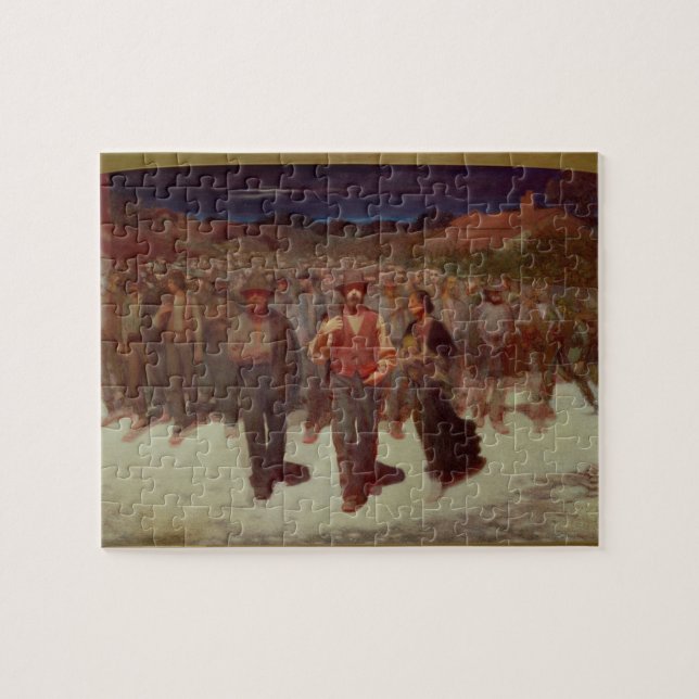 Fiumana (die menschlichen Gezeiten) 1895-96 (Öl (Horizontal)