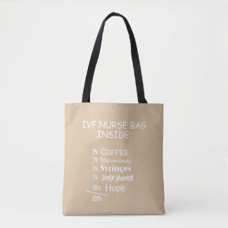 FIV Infirmière Fertilité Worrier Funny Sac fourre-