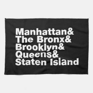 Five Boroughs ~ New York City Küchentuch