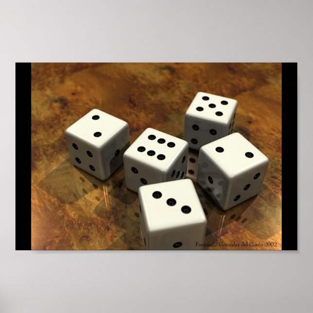 Five Dice Poster (Vorne)