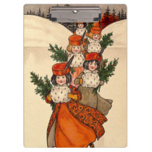 Five Girls With Furry Muffs - Florence Hardy