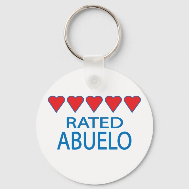 Five Heart Abuelo Schlüsselanhänger (Vorderseite)