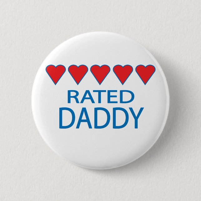 Five Heart Daddy Button (Vorderseite)