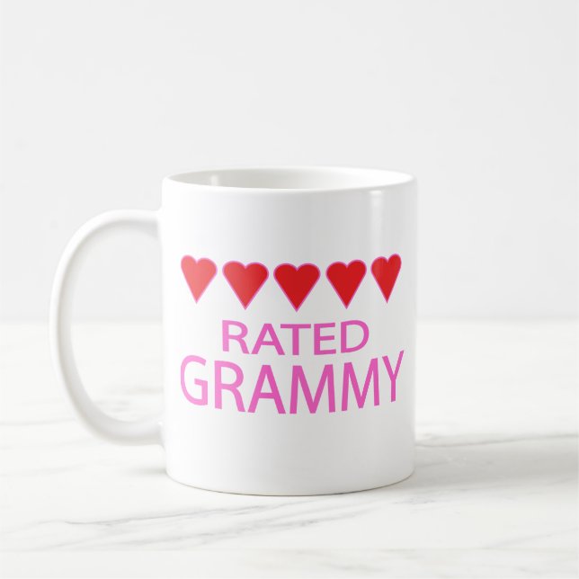 Five Heart Grammy Kaffeetasse (Links)