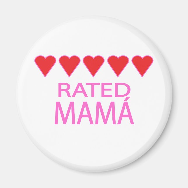 Five Heart Mamá Magnet (Vorne)