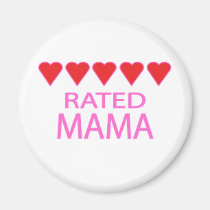 Five Heart Mama Magnet