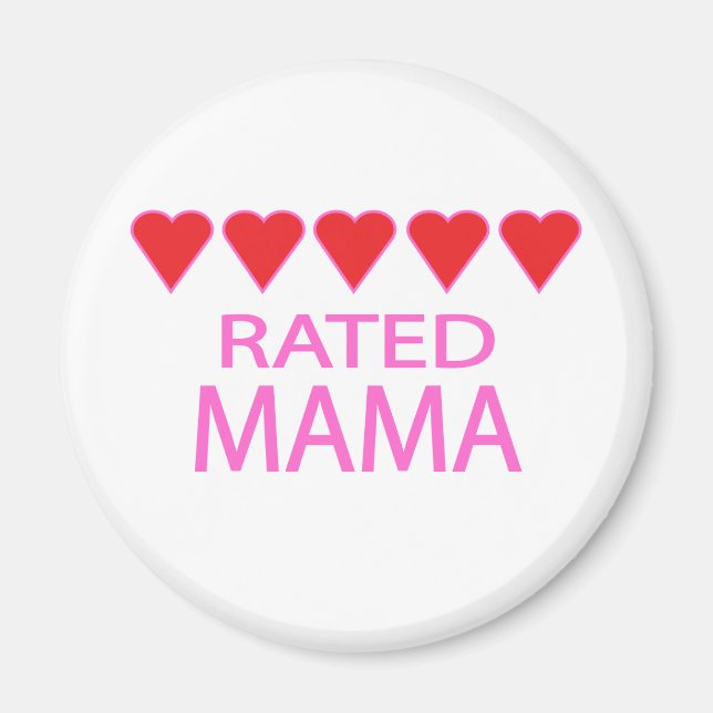 Five Heart Mama Magnet (Vorne)