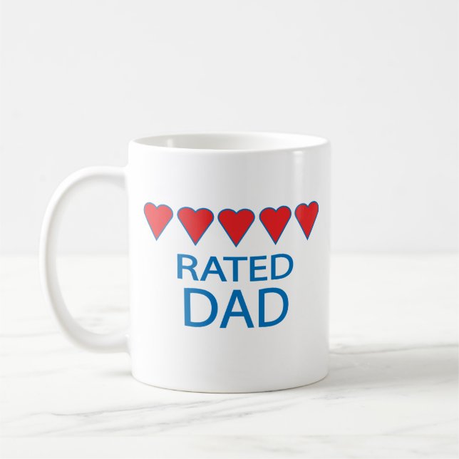 Five Heart Vater Kaffeetasse (Links)