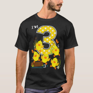 Five Little Ducks Kids Kinderzimmer Song 3. Geburt T-Shirt
