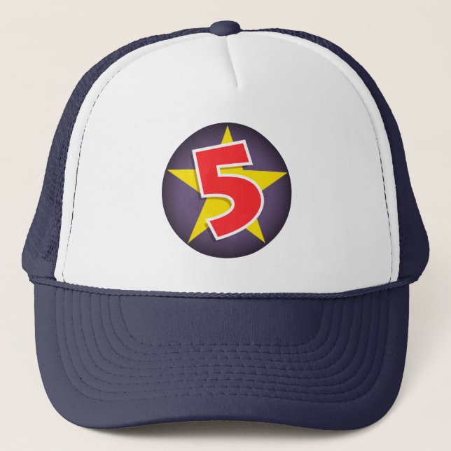 "Five Star" Trucker Hat Truckerkappe (Vorderseite)
