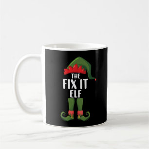 Fix It Elf Familien-Matching-Gruppen-Weihnachten Kaffeetasse
