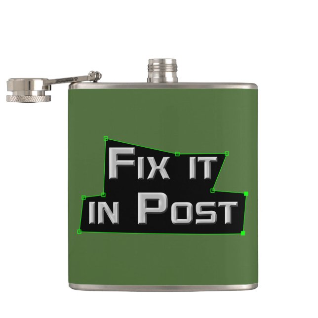 "Fix it in Post" VFX / Visuelle Effekte Flachmann (Geöffnet)