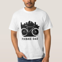 Fixbike-Vater. Schwarzes Fahrrad für Väter. Fahrra