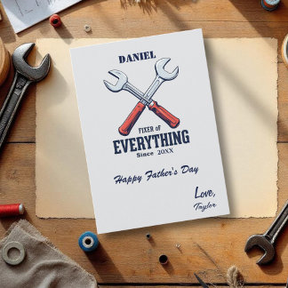 Fixer von allem seit | Tag des benutzerdefinierten Karte