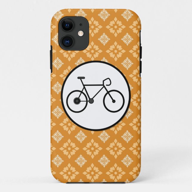 Fixie Fahrrad-örtlich festgelegtes Gang-Fahrrad Case-Mate iPhone Hülle (Rückseite)
