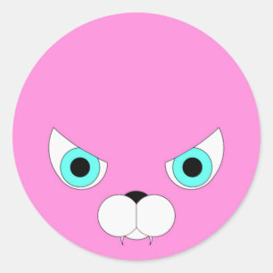 Fixierer Runder Aufkleber