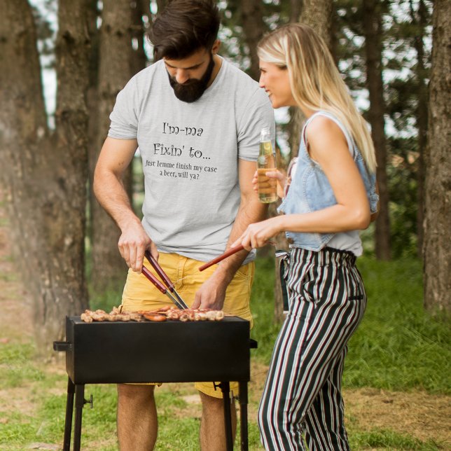 ・ Fixierung auf ・ lustiges Südliches Sprichwort T-Shirt (Von Creator hochgeladen)