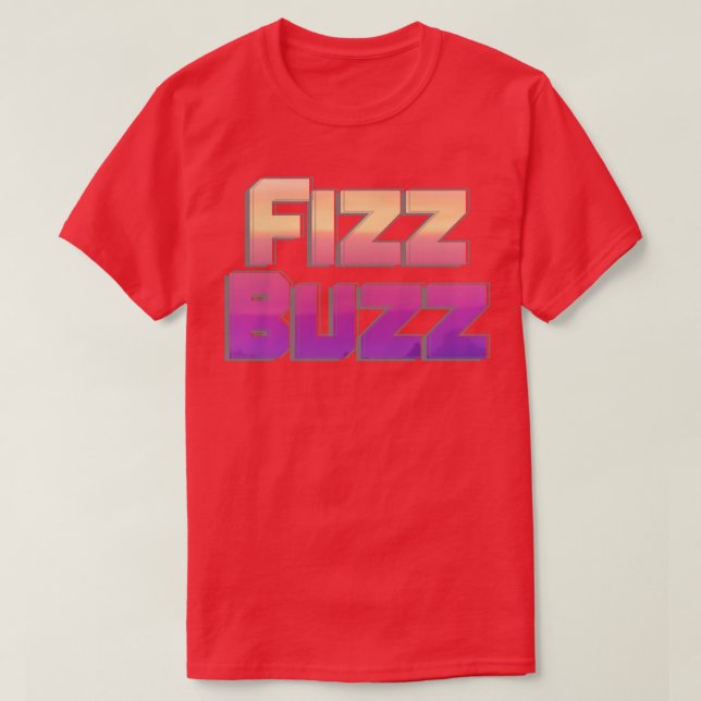 Fizz Buzz T-Shirt (Design vorne)