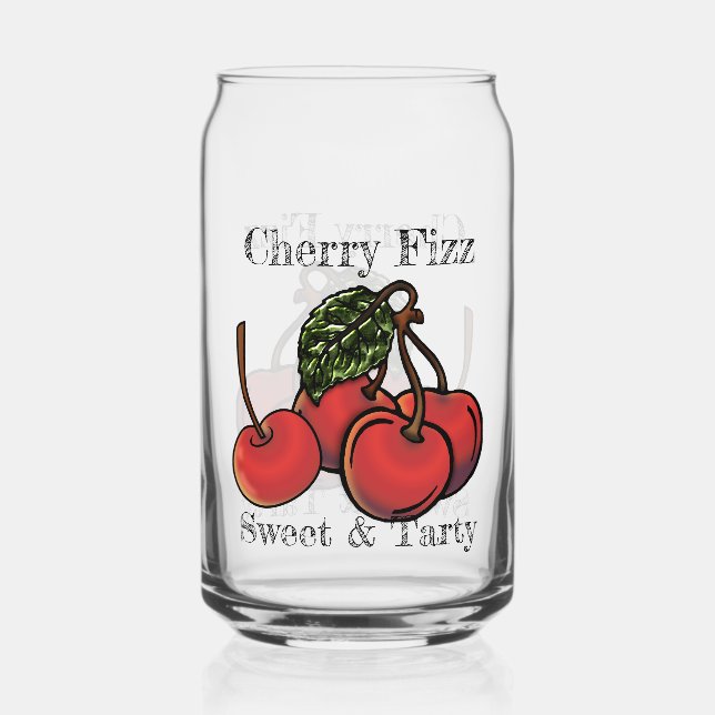 Fizz de cerisier sucré et taré personnalisé (Recto)