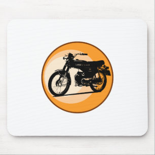 "FIZZY" klassisches Moped Yamahas FS1E Mousepad