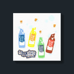 Fizzy Lifting Drink Graphic Leinwanddruck<br><div class="desc">Willy Wonka & the Chocolate FactoryGraphic featuring various flavors of Willy Wonka's Fizzy Lifting Drink!</div>
