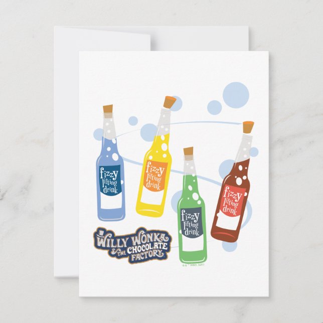 Fizzy Lifting Drink Graphic Mitteilungskarte (Vorderseite)