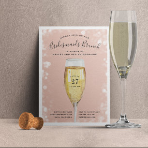 Fizzy Pop   Bridesmaids Brunch Invitation