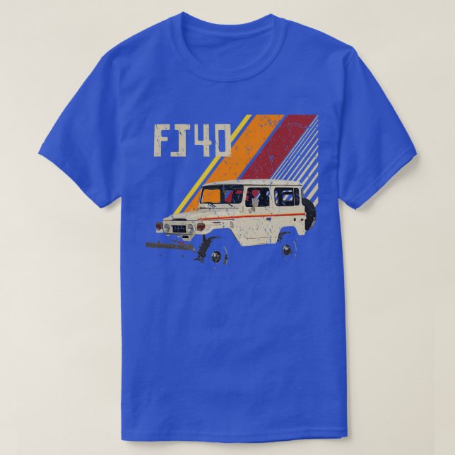 FJ40 Land Cruiser 4WD LKW  T-Shirt (Design vorne)