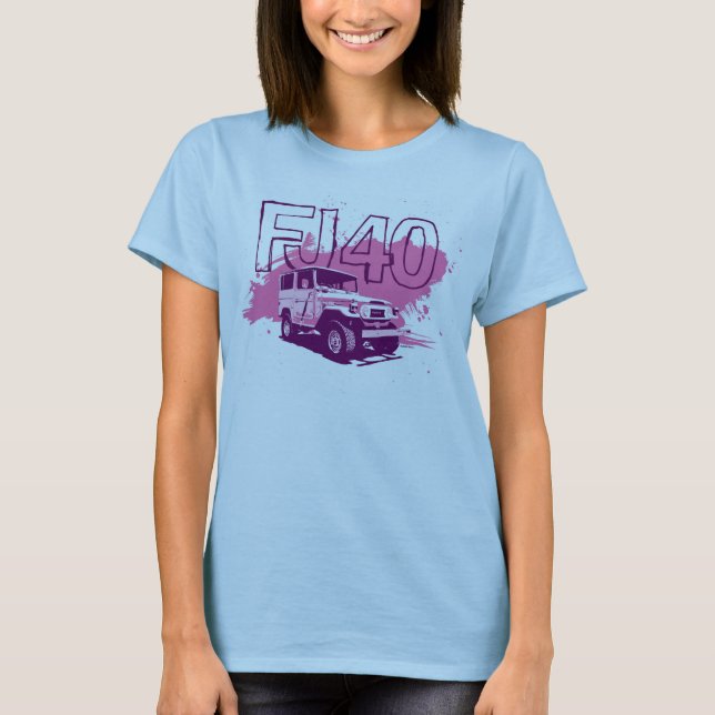 FJ40 Landcruiser Shirt Ladys' Graphic Shirt (Vorderseite)