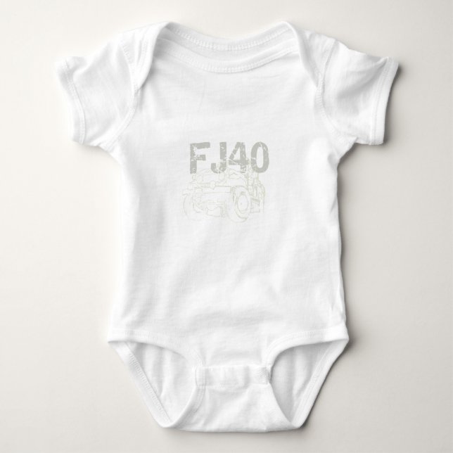 FJ40 römisch Baby Strampler (Vorderseite)