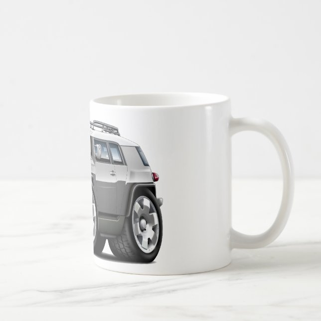 FJ-Kreuzer-Grau-Auto Kaffeetasse (Rechts)