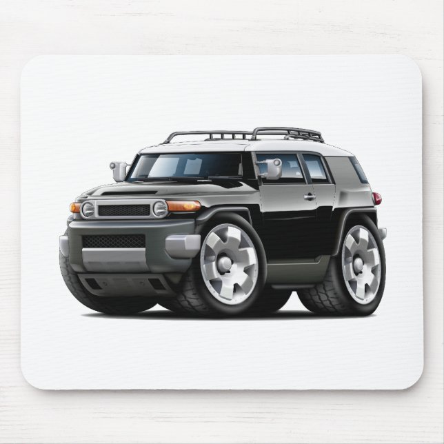 FJ-Kreuzer-Schwarz-Auto Mousepad (Vorne)