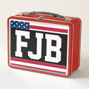 FJB BIDEN BRANDON RETRO METAL LUNCHBOXES METALL BROTDOSE