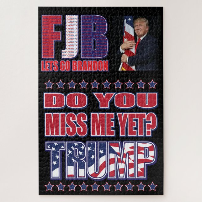 FJB - Lass Go Brandon - Präsident Trump (Vertikal)