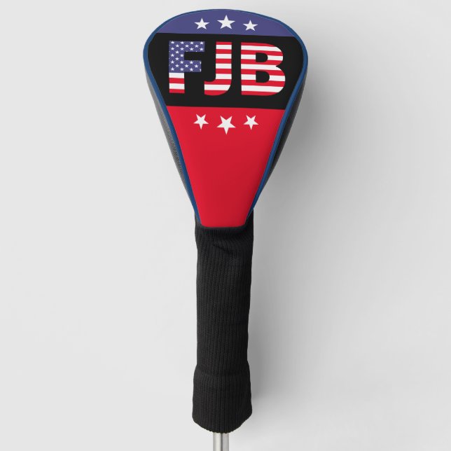 FJB lustige Anti-Biden Pro trump 2024 Golf Headcover (Vorderseite)